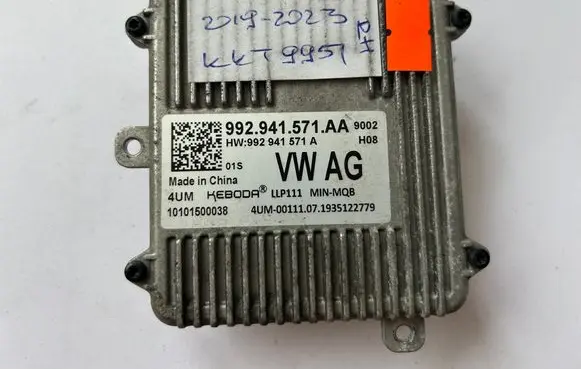 Skoda Superb B8 (3V) Headlight ballast module Xenon 992941571AA KKT9951
