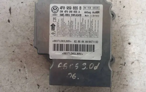 Audi A6 S6 C6 4F Airbag control unit/module 4F0959655B 4F0910655A 5WK43416