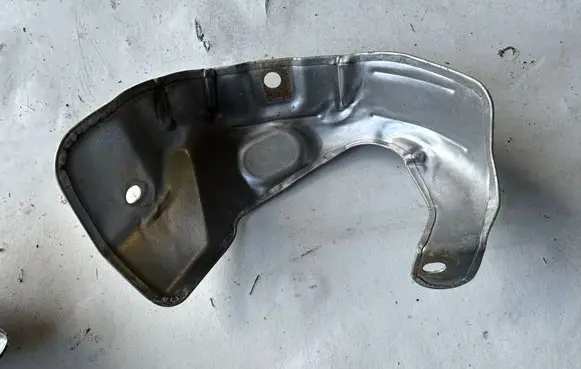 Heat shield in engine bay