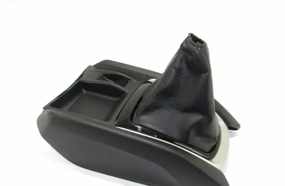 Gear lever shifter trim leather/knob