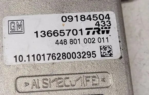 Opel Signum ESP acceleration yaw rate sensor 13665701 448801002011 1011017628003295