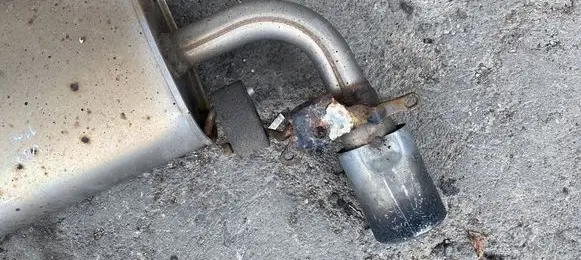 Volvo V60 Rear muffler/silencer tail pipe