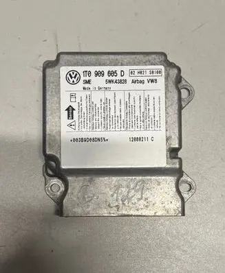 Volkswagen Touran I Airbag control unit/module 1T0909605D 5WK43828 12080211C