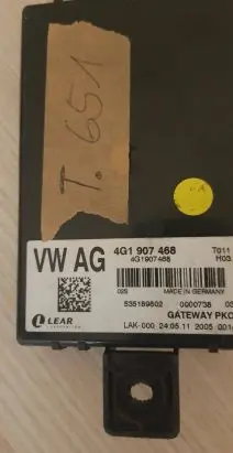 Audi A6 S6 C7 4G Gateway control module 4G1907468 535189802