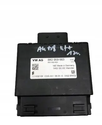 Audi A4 S4 B8 8K Voltage converter/converter module 8K0959663
