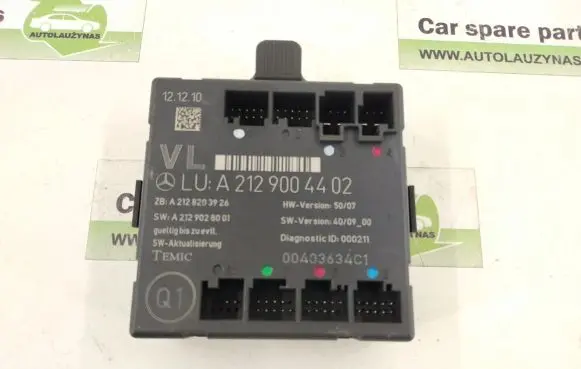 Mercedes-Benz E W212 Door control unit/module DALISID2237 2129004402 2128203926