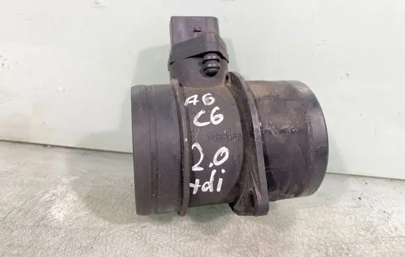 Audi A6 S6 C6 4F Mass air flow meter 028100246 074906461b