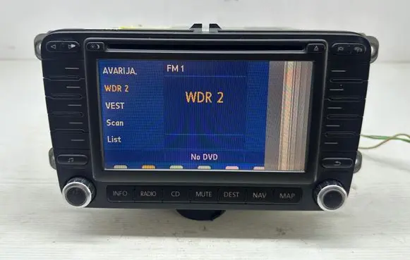 Volkswagen Touran I Radio/CD/DVD/GPS head unit 1K0035198A 7612002015 MFD2