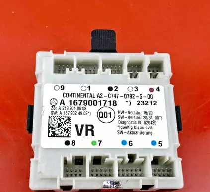 Mercedes-Benz GLE W167 Door control unit/module A1679001718