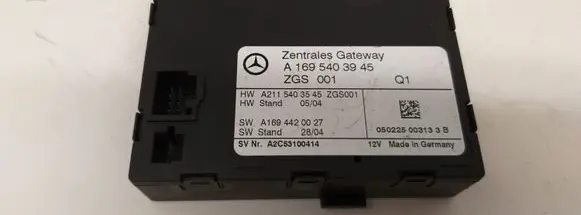 Mercedes-Benz A W168 Gateway control module A1695403945