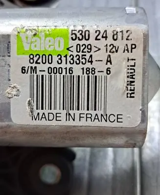 Renault Modus Rear window wiper motor 8200313354 53024812