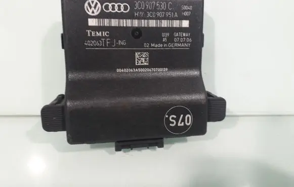 Volkswagen PASSAT B6 Gateway control module 3C0907530C 3C0907951A