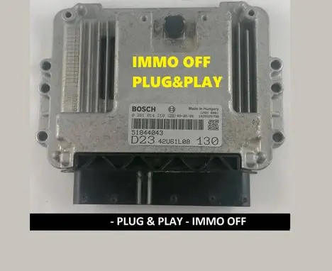 Fiat Ducato Engine control unit/module ECU 51844043 0281014210 42U61L08