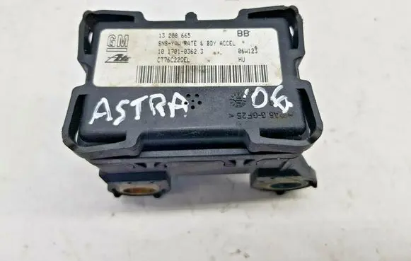 Opel Astra H ESP acceleration yaw rate sensor 13208665