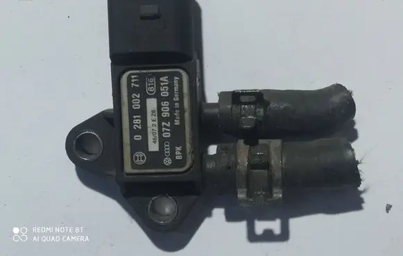 Audi A6 S6 C6 4F Exhaust gas pressure sensor 07Z906051A 0281002711
