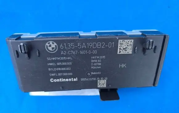BMW X3 G01 Tailgate/trunk control unit/module 5A19DB2 A2C7671601000 GHKFM2015HKL