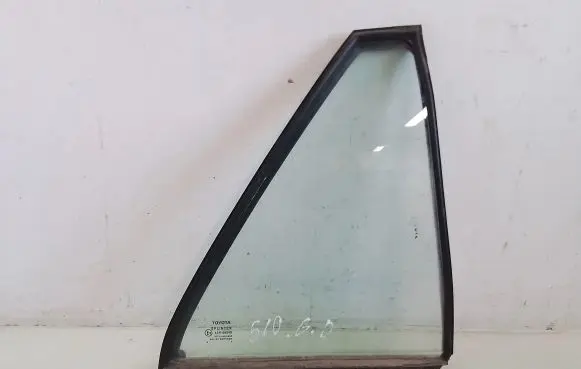 Rear vent window glass