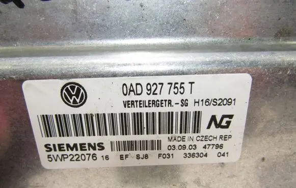 Volkswagen Touareg I Other control units/modules 0ad927755t