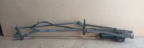 Front wiper linkage and motor