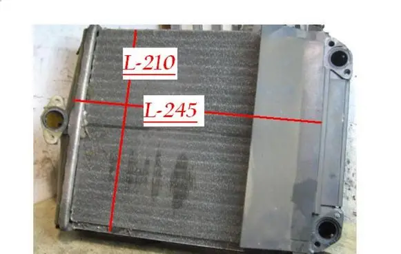 Mercedes-Benz E W124 Heater blower radiator E12483476