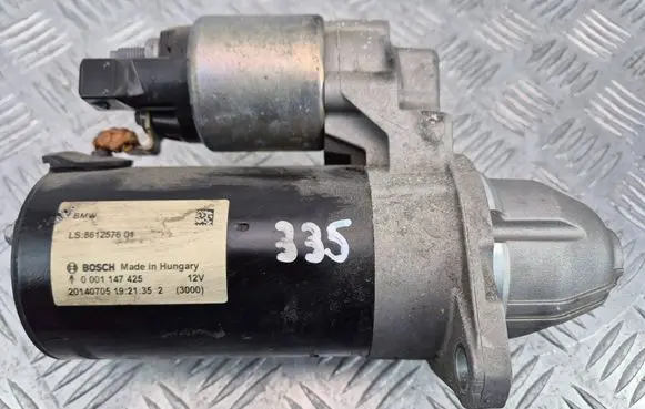 BMW 5 F10 F11 Starter motor 8612576 0001147425 20140705