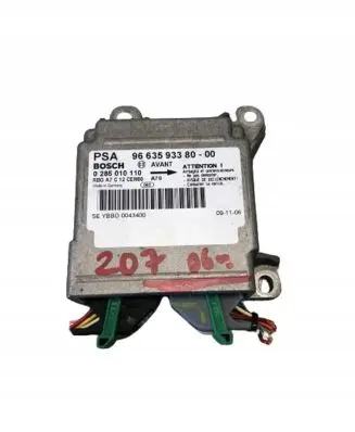 Peugeot 207 Airbag control unit/module 9663593380