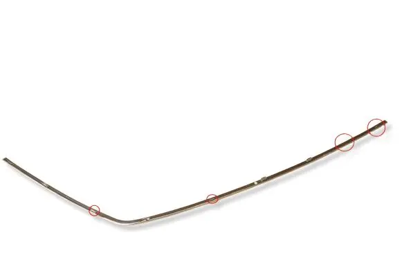 Volkswagen Phaeton Rear door glass trim molding 