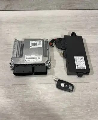 BMW 1 E82 E88 Engine ECU kit and lock set 8506281 0281016068 9147226