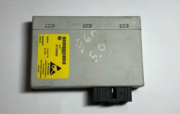 BMW 5 E60 E61 Central console control unit 9138969 80059001