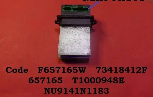 Citroen C2 Heater blower motor/fan resistor F657165W 73418412F 657165