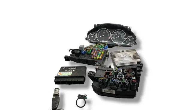 Jaguar X-Type Engine ECU kit and lock set 6X4312A650AE 4X4314A073AE 4X4315K600AD