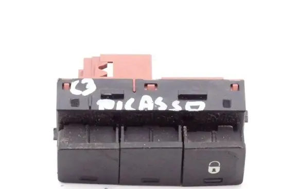 Citroen C3 Picasso Central locking switch button 96631919XT