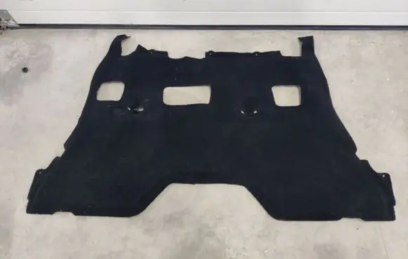 Chrysler Pacifica Rear floor carpet liner 5RJ26DX9AE 5RJ26DX9AD 5RJ26DX9AF
