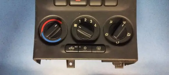 Opel Zafira A Climate control unit 90589777