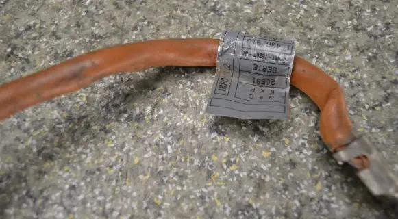 BMW 5 E39 Negative earth cable (battery) 1436910