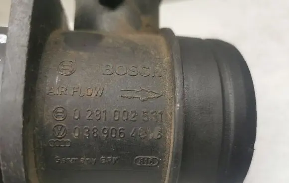 Volkswagen Caddy Mass air flow meter 0281002531