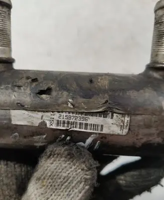 Peugeot 607 EGR valve cooler 215972396