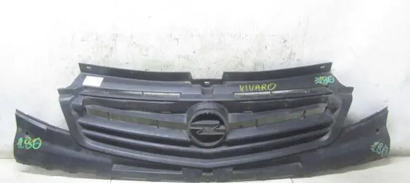 Opel Vivaro Front bumper upper radiator grill 623100248R