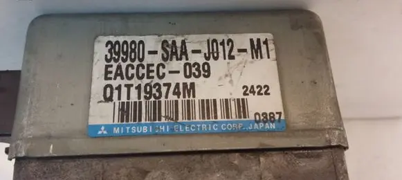Honda Jazz Power steering control unit/module 39980SAAJ012M1 Q1T19374M EACCEC093
