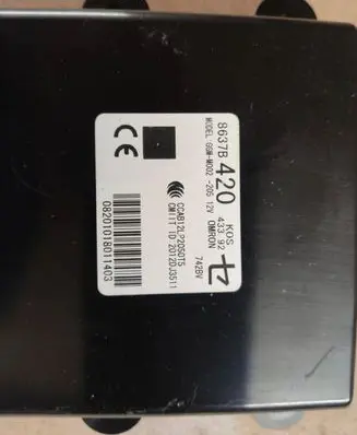 Mitsubishi Outlander Keyless (KESSY) go control unit/module 8637B420 2012DJ3511 CCAB12LP2050T5