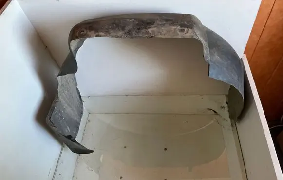 Audi A3 S3 8L Front wheel arch liner splash guards 8L0821172B