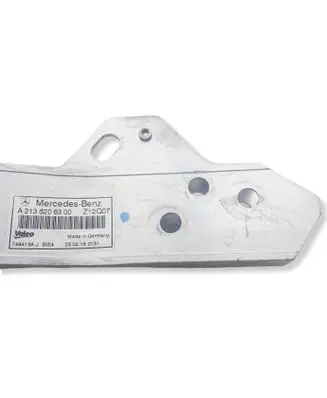 Mercedes-Benz E W213 Radiator support slam panel bracket A2136206300 Z12Q07 T49418A