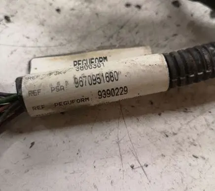 Citroen C4 I Picasso Parking sensor (PDC) wiring loom 9670951680 9390229