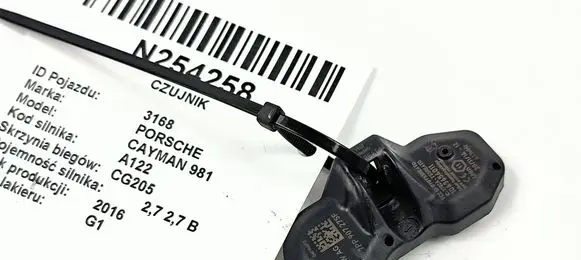 Porsche Cayman 981 Tire pressure sensor 7PP907275F 1018663727 3702ATSSRE4T