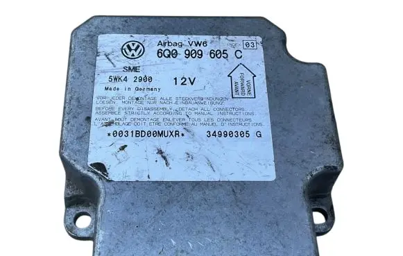 Volkswagen PASSAT B5.5 Airbag control unit/module 6Q0909605C 5WK42900