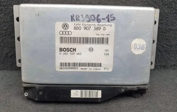 Audi A4 S4 B5 8D ESP acceleration yaw rate sensor 8D0907389D 0265109463
