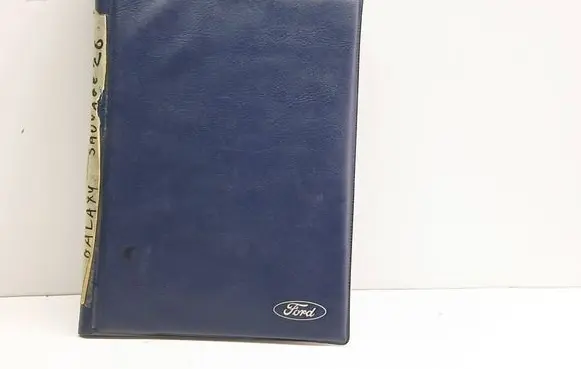 Ford Galaxy Owners service history hand book 