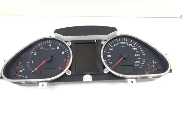 Audi A6 S6 C6 4F Speedometer (instrument cluster) 4F0920901F 4F0910900C