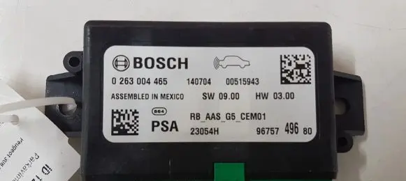 Peugeot 308 Parking PDC control unit/module 0263004465 9675749680 00515943