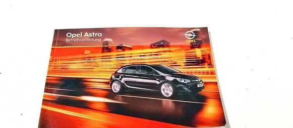 Opel Astra J Owners service history hand book 